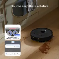 Roborock Qrevo S aspirateur robot station multifonction noir