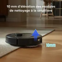 Roborock Qrevo S aspirateur robot station multifonction noir