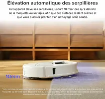 Roborock Qrevo Pro aspirateur robot blanc
