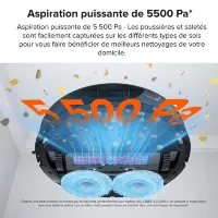 Roborock Qrevo aspirateur robot station multifonction noir