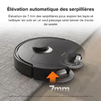 Roborock Qrevo aspirateur robot station multifonction noir