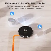 Roborock Qrevo aspirateur robot station multifonction noir