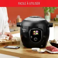 Moulinex cookeo connecté Bluetooth noir CE867810