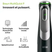 Braun multiquick 9 mixeur plongeant MQ 9187XLI