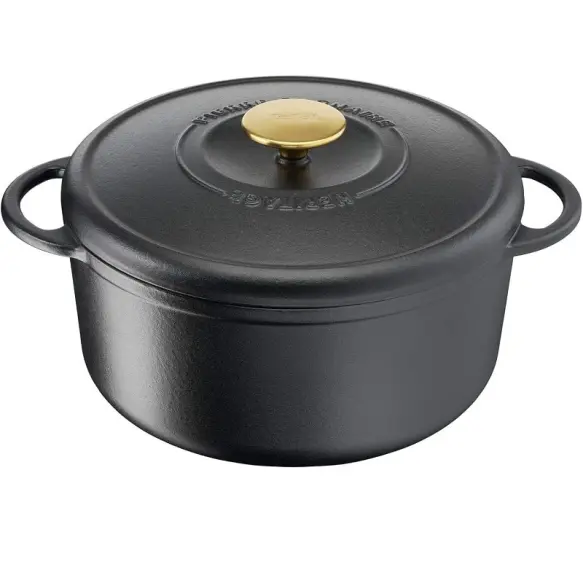 Tefal cocotte fonte d'acier ronde E2230504