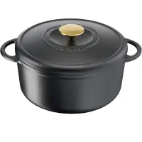 Tefal cocotte fonte d'acier ronde E2230504