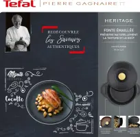 Tefal cocotte fonte d'acier ronde E2230504