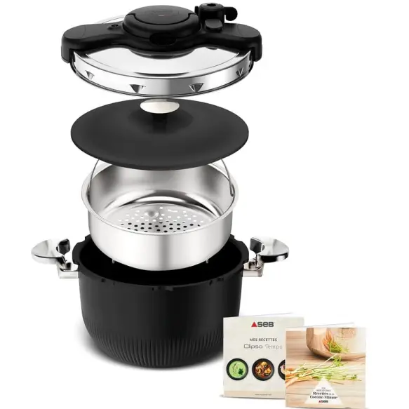 Seb cocotte minute 6L fonte   noir P4810700