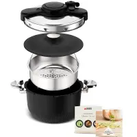 Seb cocotte minute 6L fonte   noir P4810700