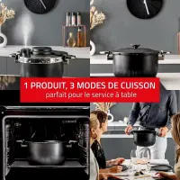 Seb cocotte minute 6L fonte   noir P4810700