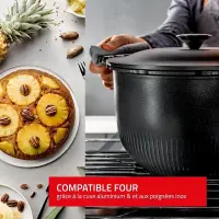 Seb cocotte minute 6L fonte   noir P4810700