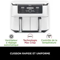 Ninja foodi max friteuse dual zone 9.5L AF400EUWH