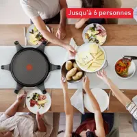Tefal raclette colormania 6 coupelles RE151110