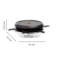Tefal raclette colormania 6 coupelles RE151110
