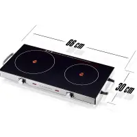 HEINRICH'S double plaque de cuisson HDK 8696