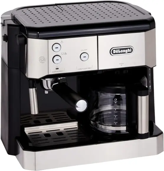 Delonghi machine à café  cafétiere métallique 2en1 BCO421.S