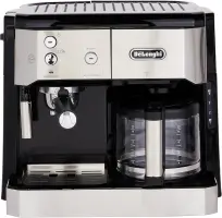 Delonghi machine à café  cafétiere métallique 2en1 BCO421.S