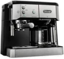 Delonghi machine à café  cafétiere métallique 2en1 BCO421.S