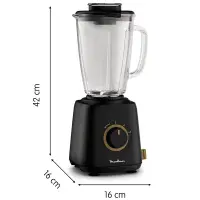 Moulinex blender eco conçu noir LM46EN10