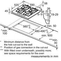 Bosch plaque de cuisson PNP6B6B90