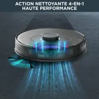 Rowenta aspirateur robot  nettoyage 4en1 RR8585WH