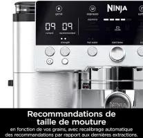 Ninja machine à café Luxe  broyeur à grains ES601EU