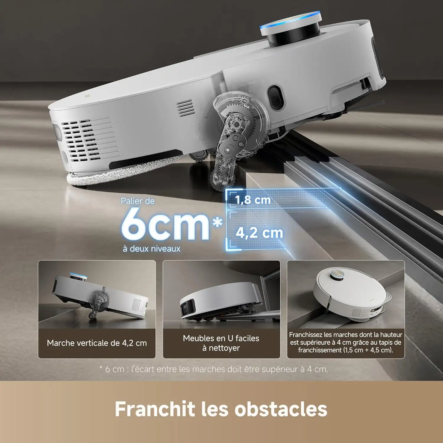 Dreame X50 Ultra Complete Robot Aspirateur avec Station