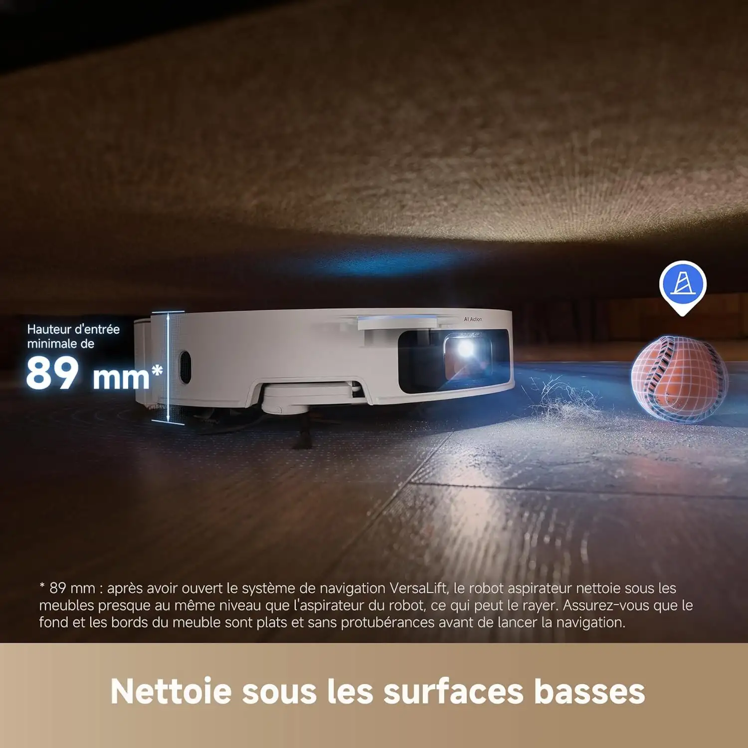 Dreame X50 Ultra Complete Robot Aspirateur avec Station