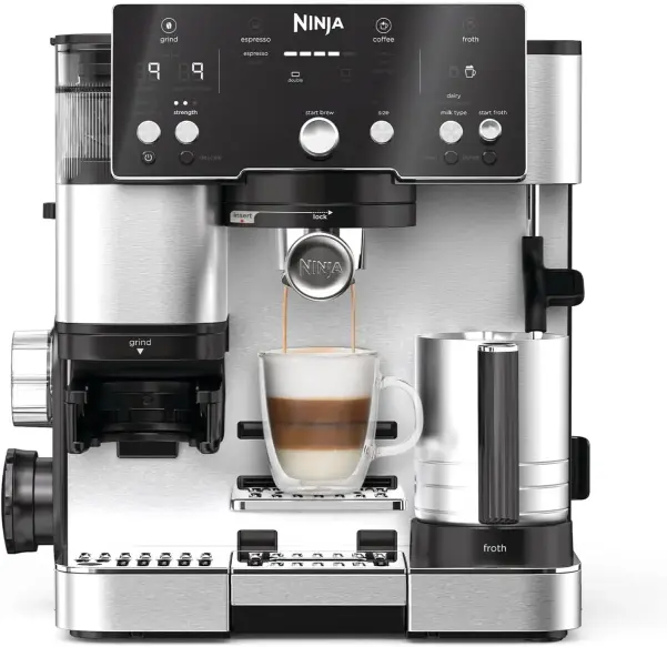 Ninja machine à café luxe essential cafetière broyeur ES501
