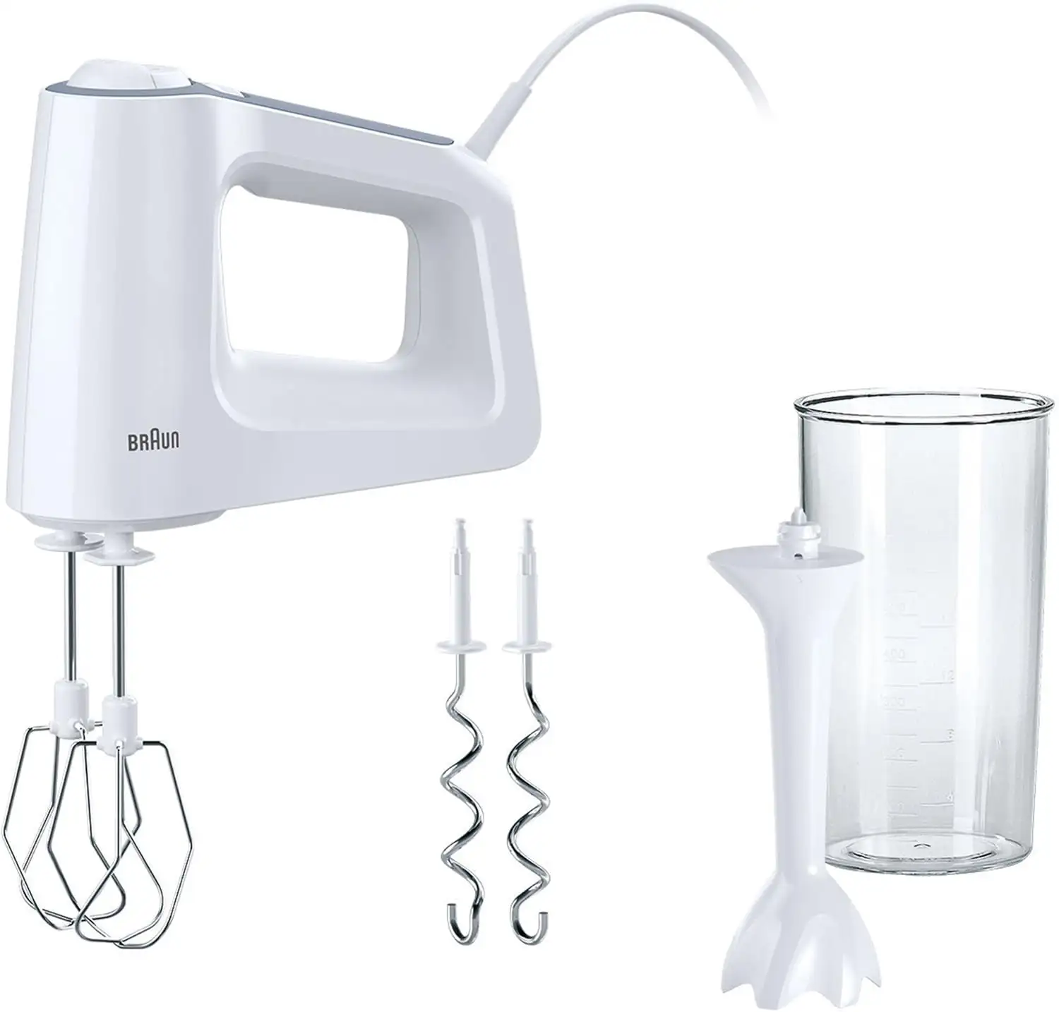 Braun HM3105WH Batteur Tritan Blanc 550 W