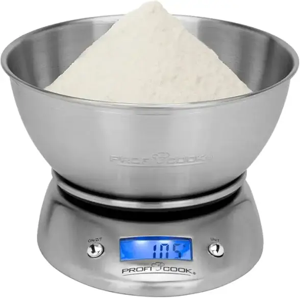 Profi Cook Balance de Cuisine PC-KW 1040 avec Bol Inox
