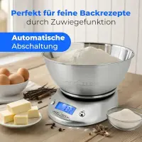 Profi Cook Balance de Cuisine PC-KW 1040 avec Bol Inox