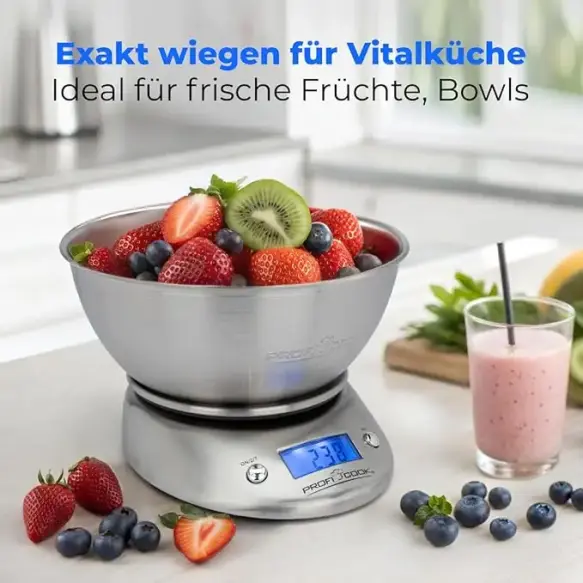 ProfiCook Balance de Cuisine PC-KW 1040 avec Bol Inox