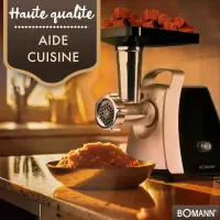 Bomann Hachoir à viande 1000W FW 6067