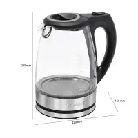 Bouilloire électrique en verre bomann