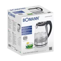 Bouilloire électrique en verre bomann