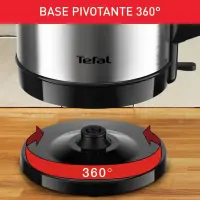 Tefal Bouilloire Inox 1,7L Bouilloire sans fil KI150D10