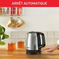 Tefal Bouilloire Inox 1,7L Bouilloire sans fil KI150D10