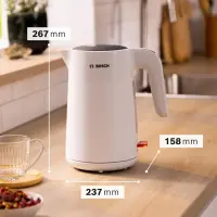 Bosch Bouilloire électrique 1.7l 2400w blanc TWK1M121