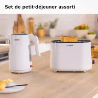 Bosch Bouilloire électrique 1.7l 2400w blanc TWK1M121