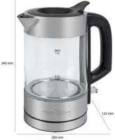 ProfiCook Bouilloire Inox 1 L 1600 W PC-WKS1229