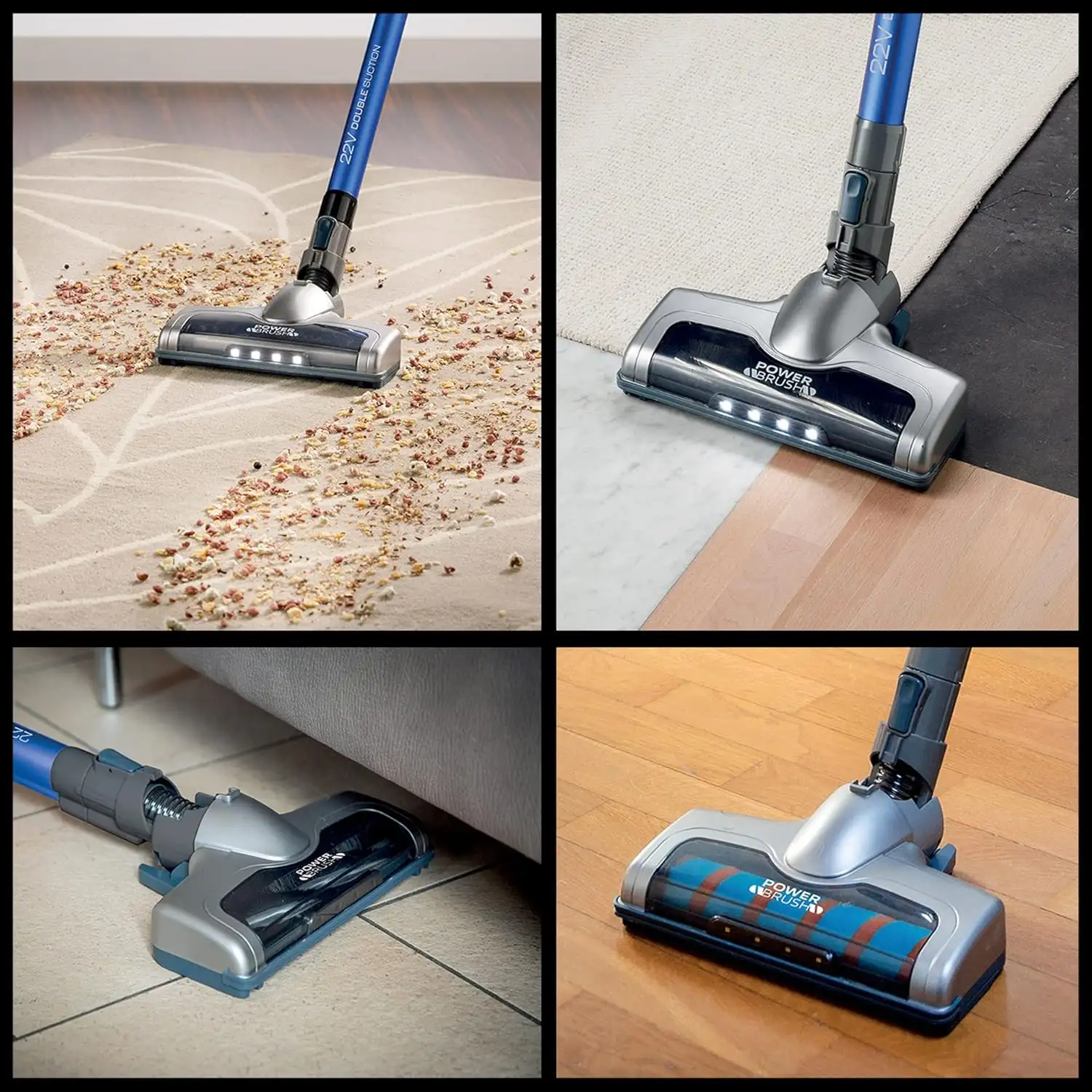 Kenwood aspirateur balais 215W BLEU SV- D20.000BL