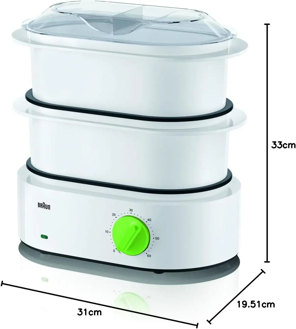 Braun FS3000 Cuiseur Vapeur Electrique