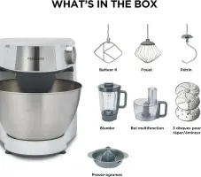 Kenwood pétrin Prospero+ 1000W 4.3L KHC29.H0WH