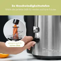 Centrifugeuse Clatronic AE 3532 Démontable Goulotte XXL