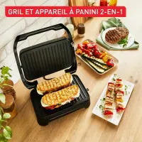 Tefal Gril et machine à panini Puissance1000 Watts GC270D10