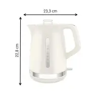 Moulinex Bouilloire Soleil 1,7 L 2400 W Ivoire BY320A10