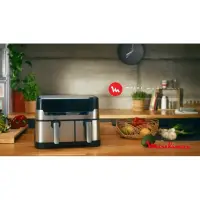Moulinex Friteuse  air fryer  dual easy  fry & Grill 8,3 L