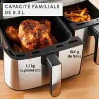 Moulinex Friteuse  air fryer  dual easy  fry & Grill 8,3 L