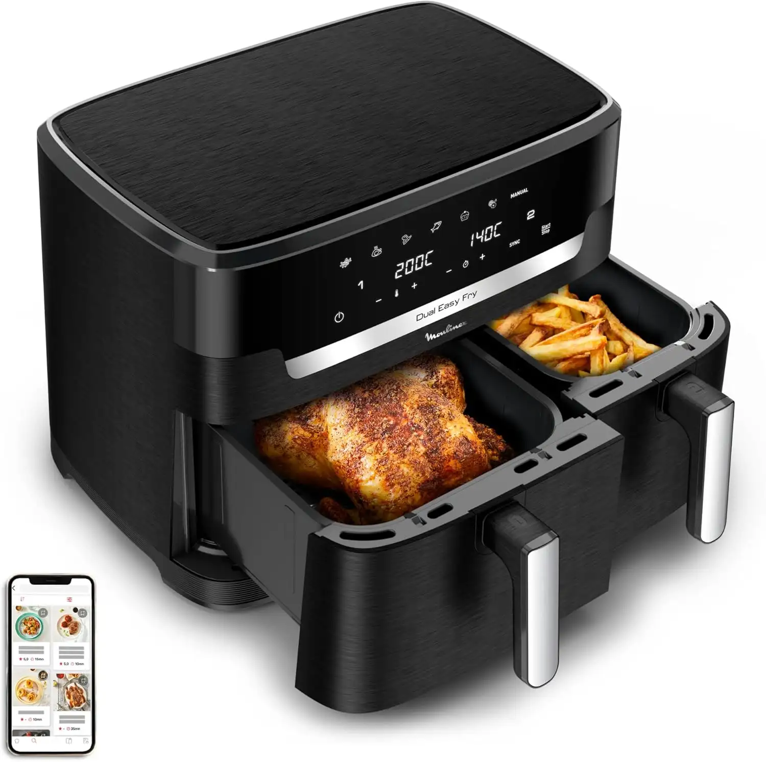 Moulinex Double friteuse à air XXL 11L.EZ9428F0